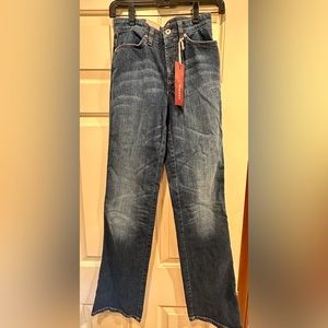 NWT Cambio Jade dark wash straight legs jean- women US size 4
